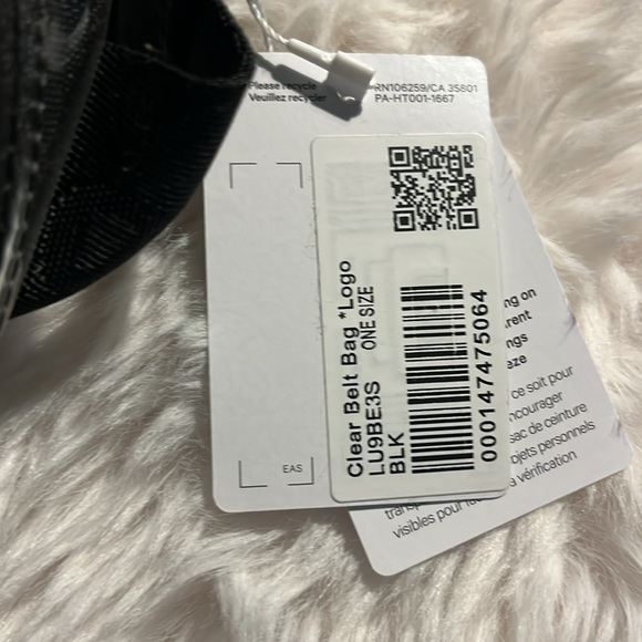 Lululemon Clear Everywhere Belt Bag NWT logo stadium - Picture 3 of 4